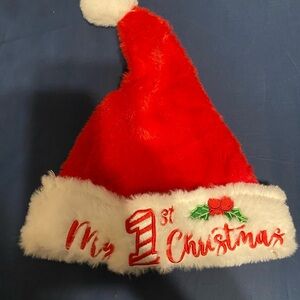Red and White Christmas Santa Hat